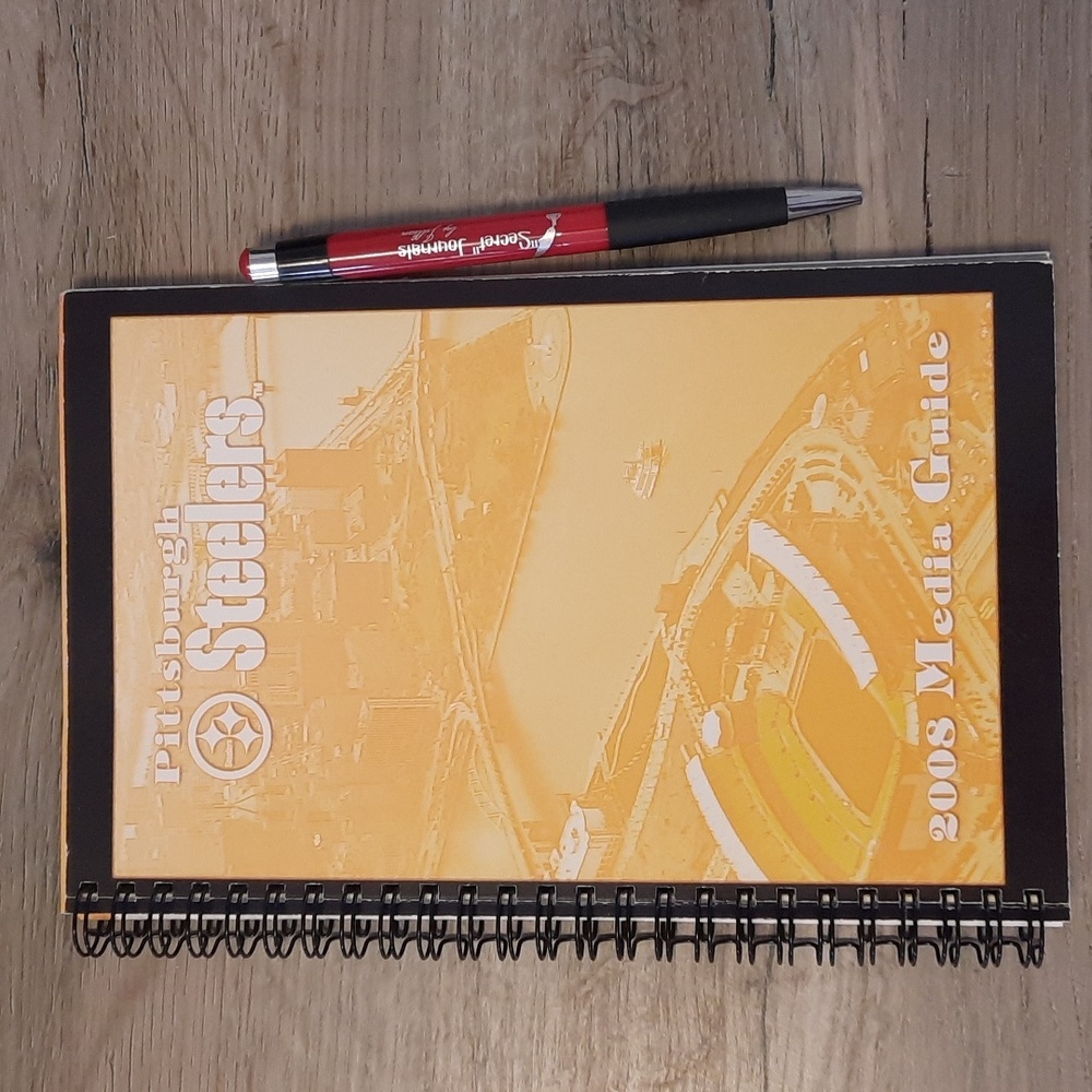 Secret Journal "Pittsburgh Steelers 2008 Media Guide" 📚 Handmade Journal